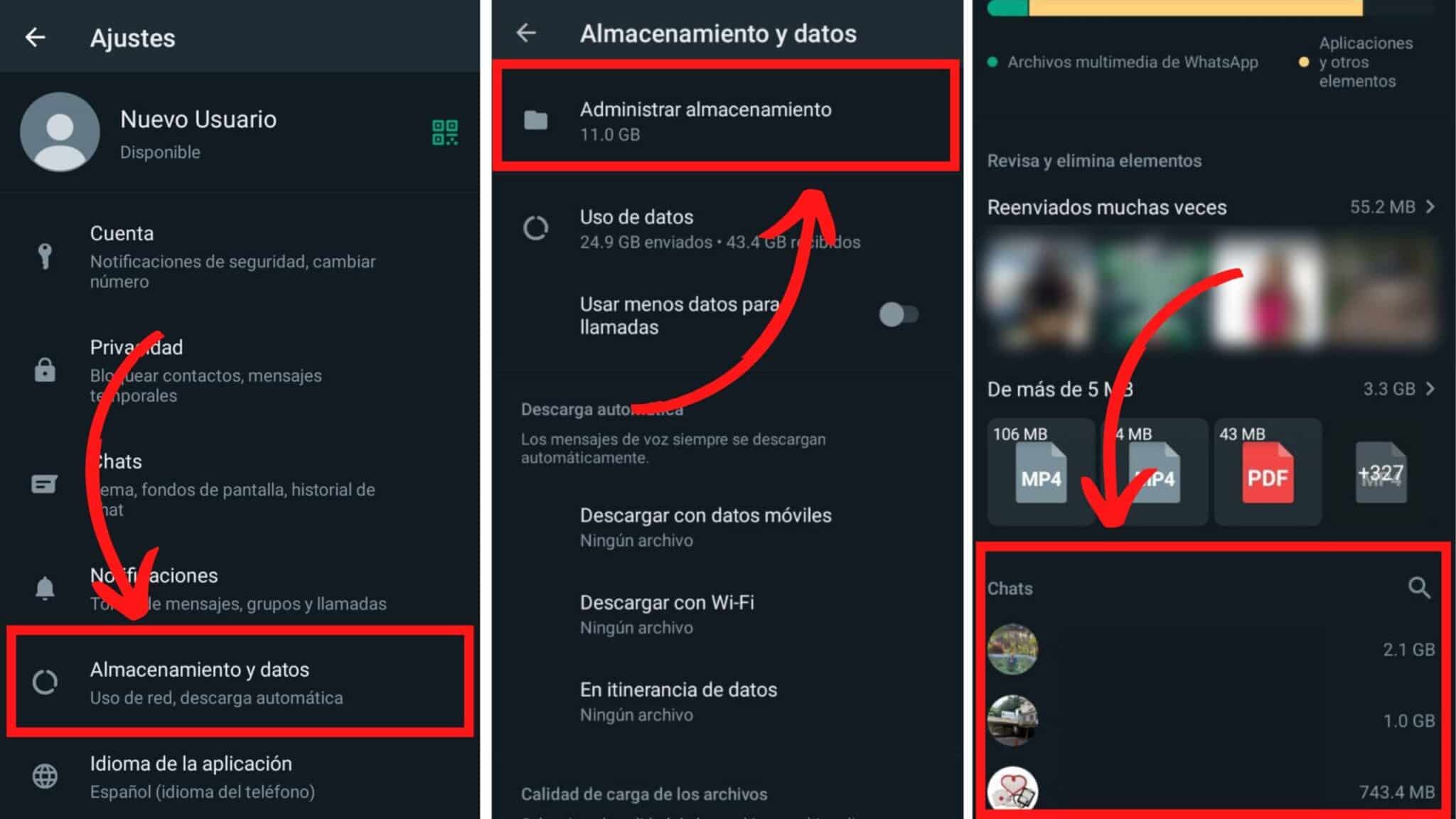 Cómo Borrar Archivos de WhatsApp en Android y iOS