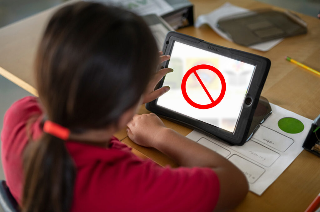 configurar tablet para que niños no vean ciertas paginas