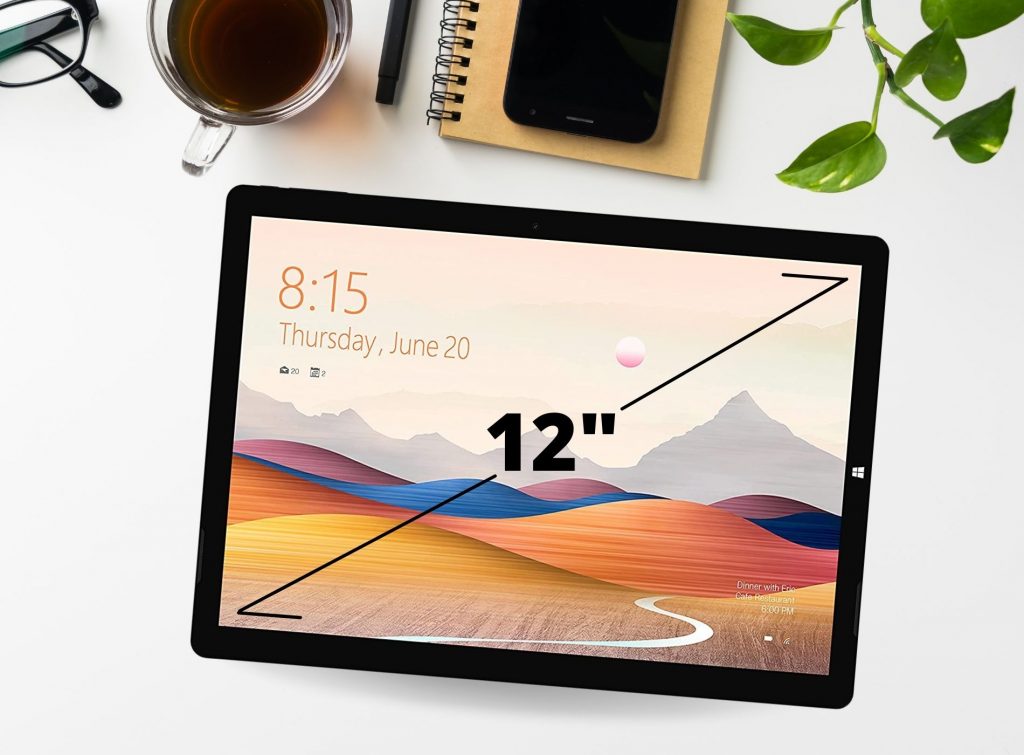 Tablet con pantalla de 12 pulgadas de gran resolución