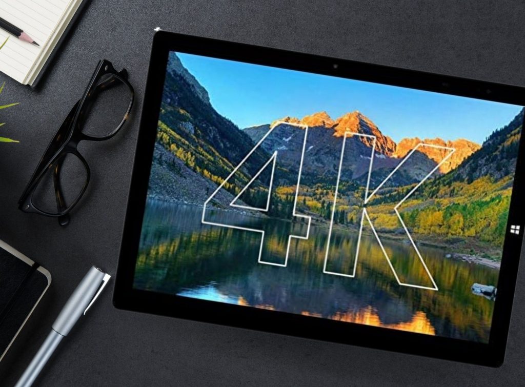 Resolución de pantalla 4K Amoled y Oled de tablets windows de gran calidad