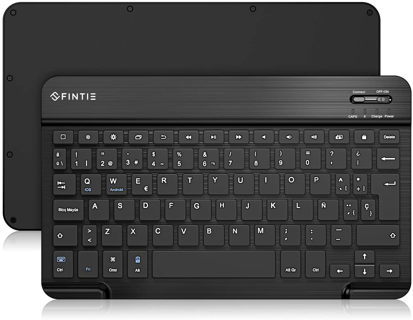 Kit Case Forro Protector + Teclado y Mouse Ratón Bluetooth para Tablet  Lenovo P11 2020 Tb-J606F Color Negro - Color del Teclado Verde