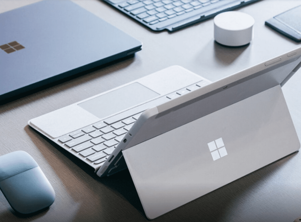Tablet Microsoft Surface GO 2 con sistemas operativos android y windows