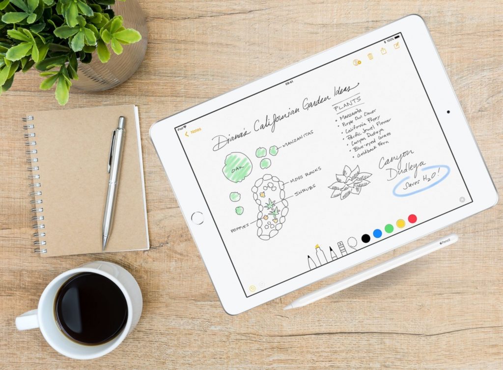 App de notas para dibujar en iPad