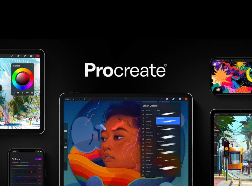 programa para dibujar en ipad ProCreate