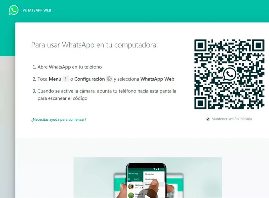 Activar Whatsapp Business web en la pc con código QR