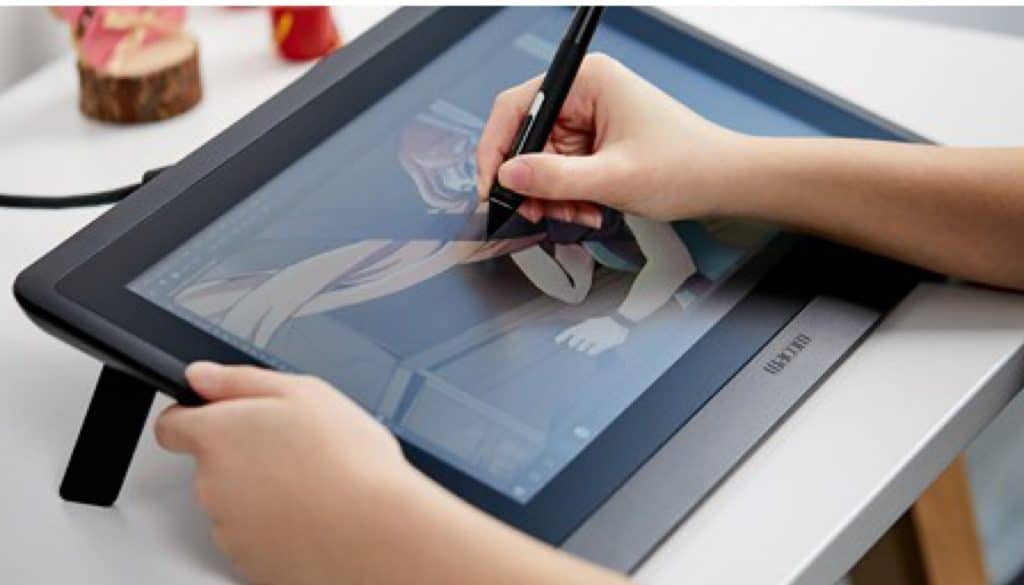 tableta wacom cintiq 16 con pantalla para dibujo
