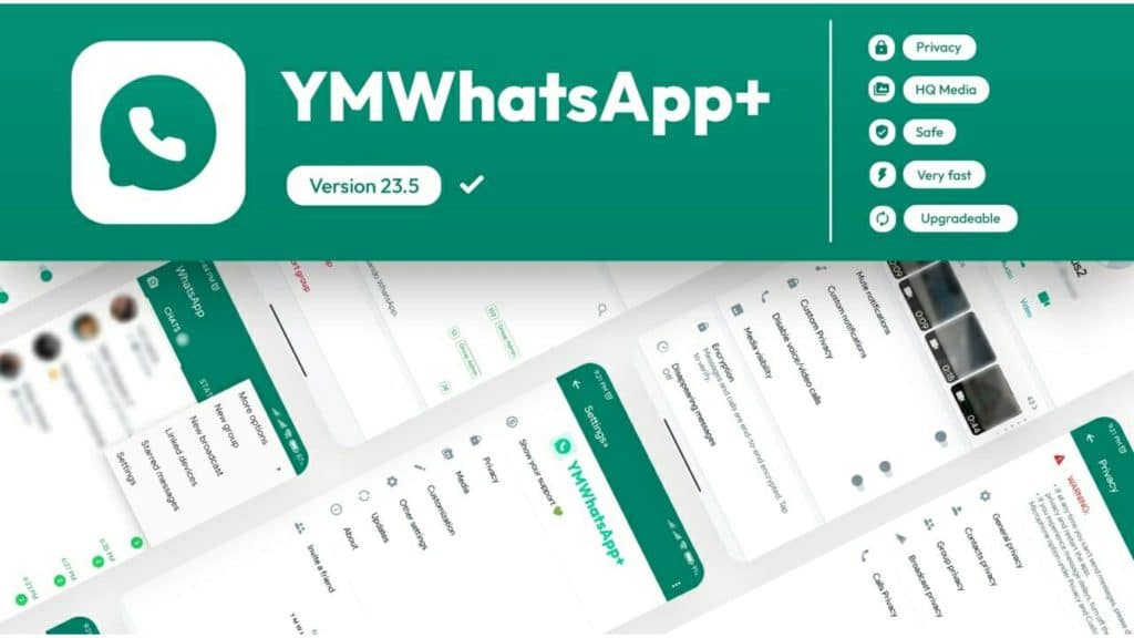 YMWhatsApp+ para abandonar el grupo de whatsapp